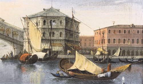 Coppia di magnifiche vedute di Venezia